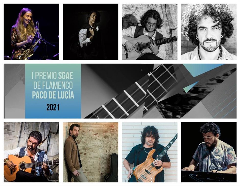 Finalistas del primer premio SGAE de Flamenco Paco de Lucía.