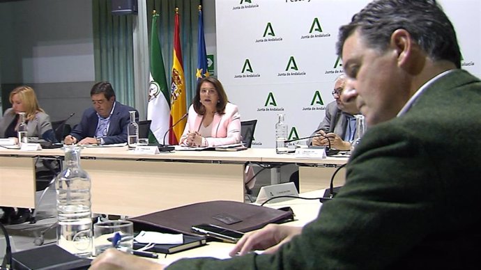 Mesa de Interlocución Agraria con representantes de Asaja, COAG, UPA y Cooperativas Agro-alimentarias y la Junta de Andalucía.