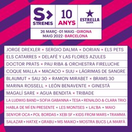 Cartel del X festival Strenes de Girona