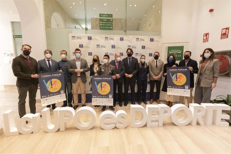 Presentación de la Carrera Popular de la Universidad Pablo de Olavide, a beneficio de Aepmi