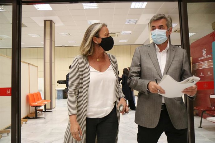 Miguel Ángel Torrico e Isabel Albás