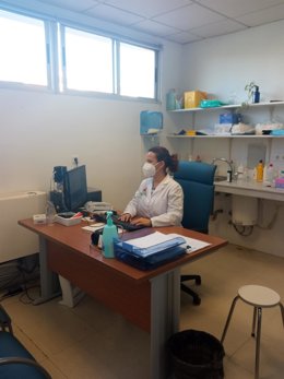 Una profesional de Enfermería