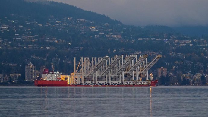 Imagen de archivo del puerto de Vancouver