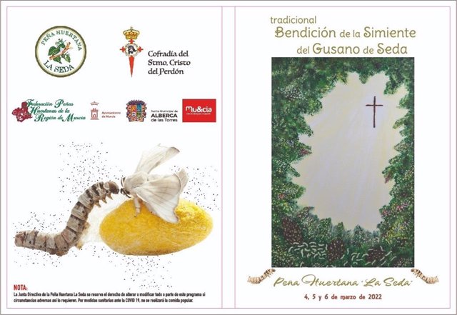 Murcia recuerda su pasado sericícola con la 47 aniversario de la Bendición de la Simiente del gusano de seda