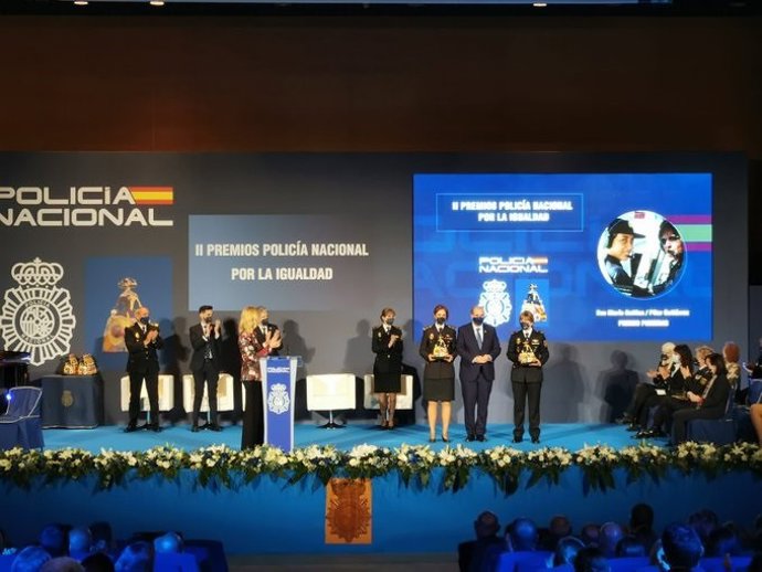 Ceremonia de los II Premios de la Policía Nacional por la Igualdad, presidida por el ministro del Interior, Fernando Grande-Marlaska