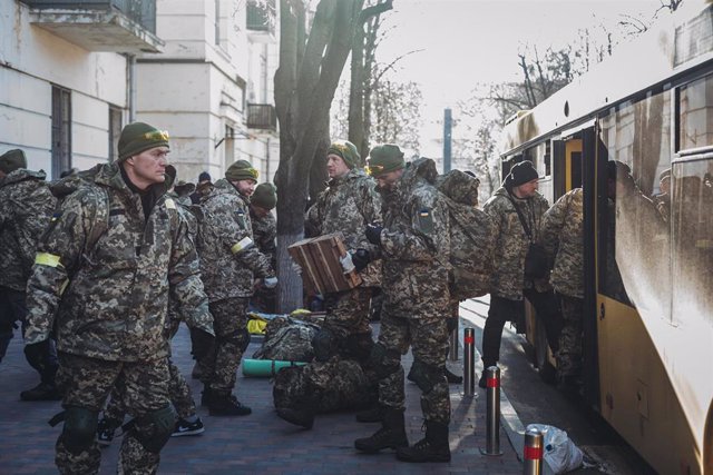 Ejército ucraniano en Kiev