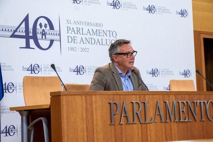 Manuel Gavira, este miércoles en el Parlamento