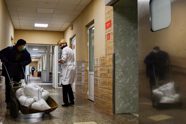 Preparativos en un hospital de Kramatorsk por la ofensiva militar rusa