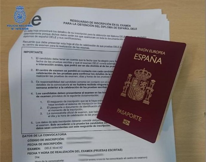 Detenido en Burgos por suplantar a otro en el examen para obtener la nacionalidad.