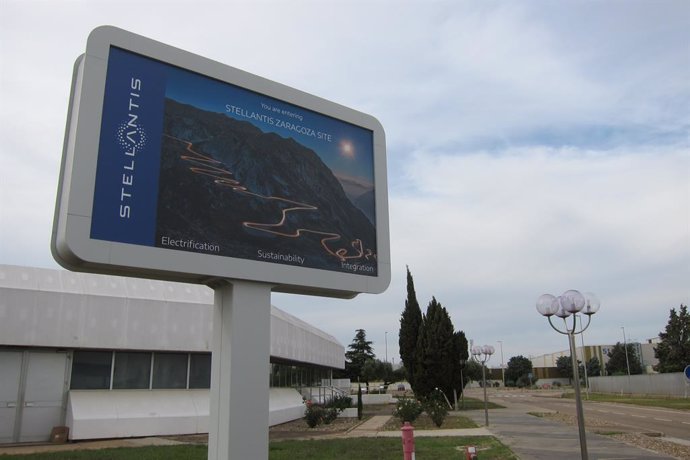 Archivo - Planta de Stellantis en Figueruelas (Zaragoza).