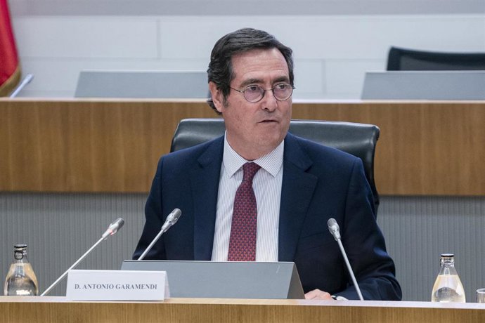 El presidente de la CEOE, Antonio Garamendi.