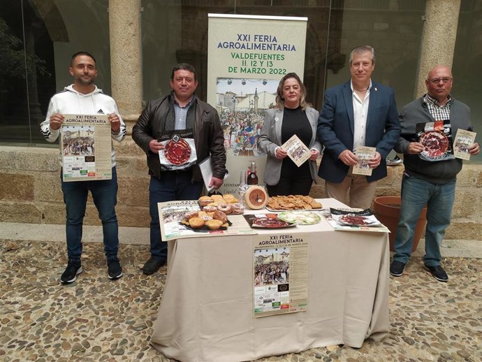 Presentación de la XXI Feria Agroalimentaria de Valdefuentes (Cáceres)