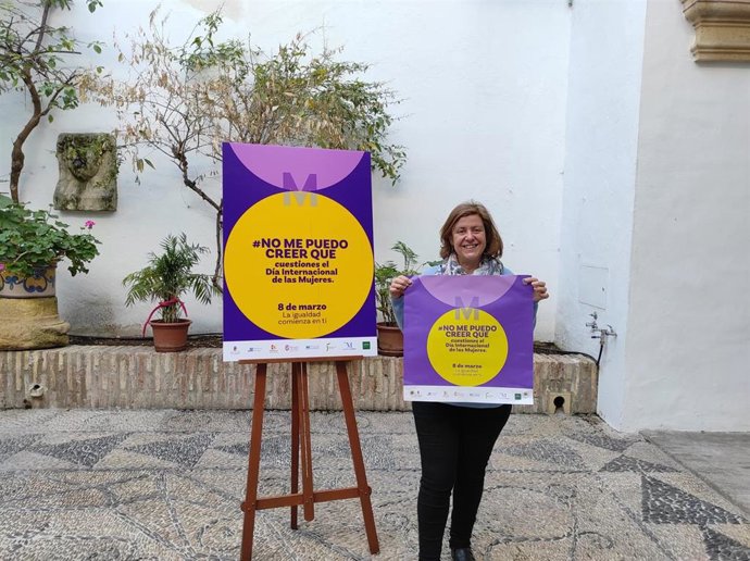 La delegada de Igualdad y vicepresidenta tercera de la Diputación, Alba Doblas, presenta las actividades por el 8M.