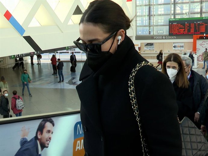 Vicky Martín Berrocal, a su llegada a Madrid