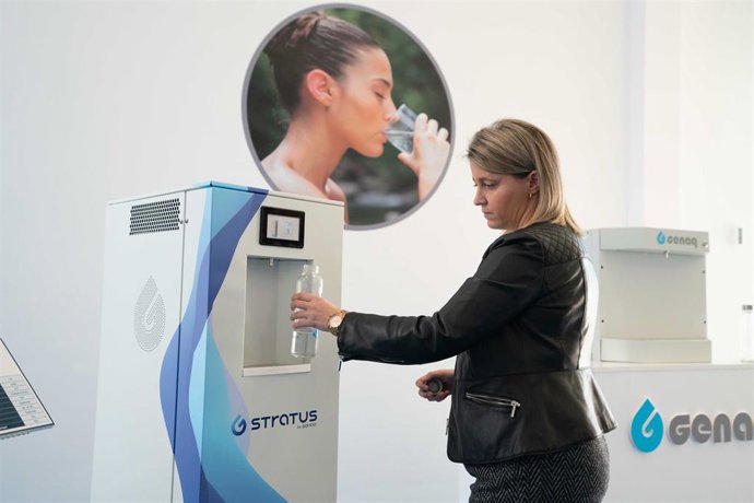 Armentero usa un generador de agua de Genaq.