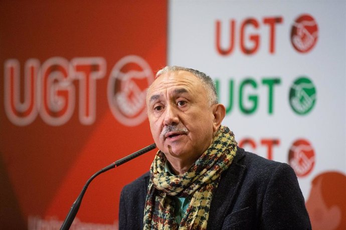 El secretario general del sindicato UGT, Pepe Álvarez