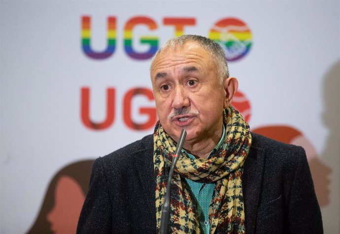 El secretario general del sindicato UGT, Pepe Álvarez