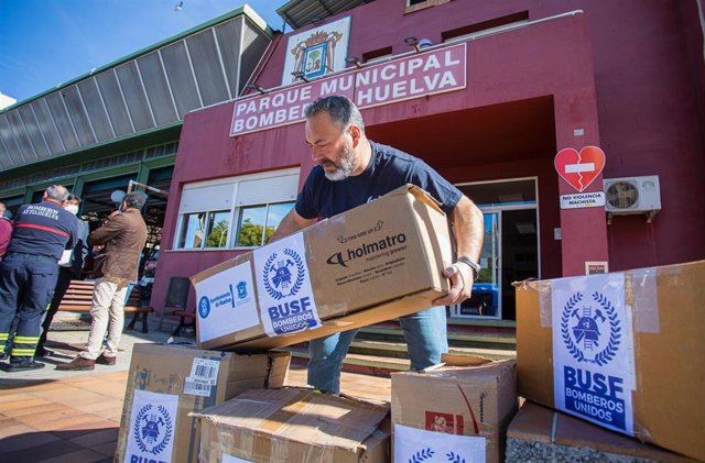 Material para enviar a Ucrania.