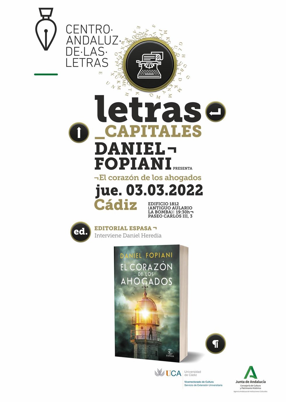Presentación del nuevo libro de Daniel Fopiani.