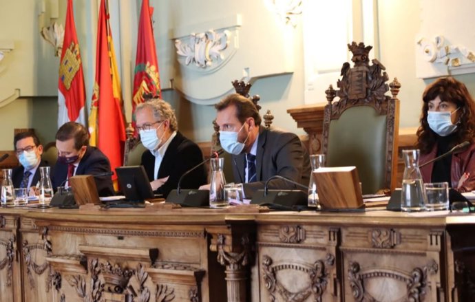 Pleno del Ayuntamiento de Valladolid en marzo de 2022.