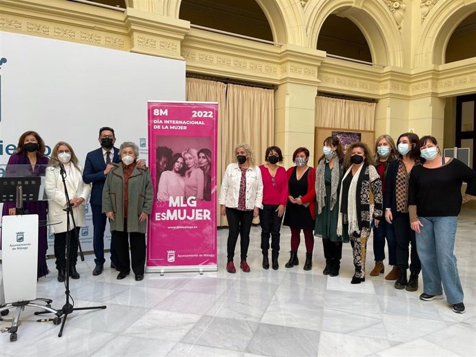 Presentación campaña 'Málaga es mujer' por el 8M