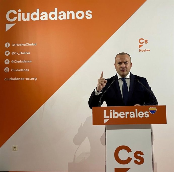 El parlamentario de Cs por Huelva y portavoz adjunto del partido liberal en el Parlamento de Andalucía, Julio Díaz.