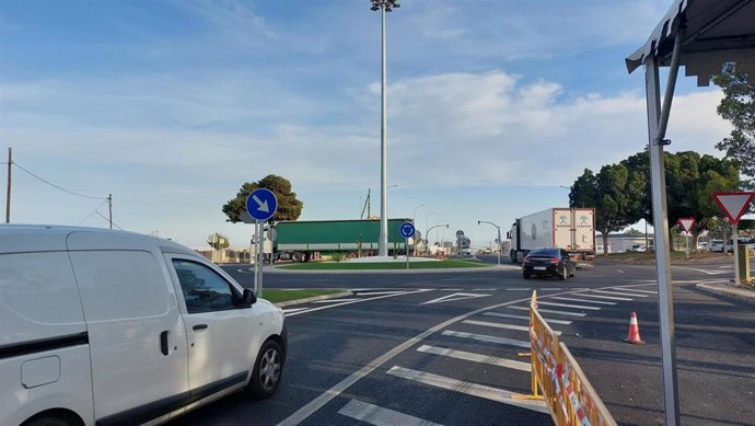 Carretera de Pampanico en El Ejido (Almería).