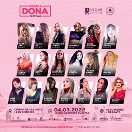 Cartel Festival Dia de la Dona