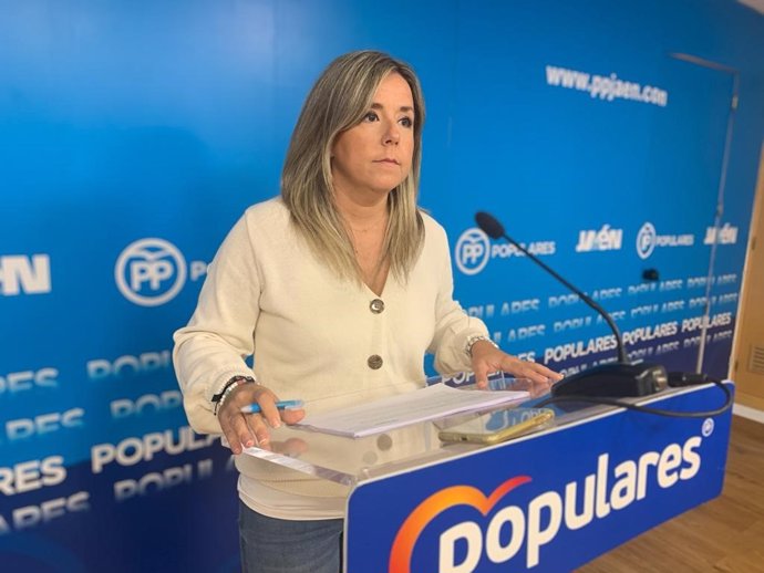 Archivo - La secretaria general del PP de Jaén, Elena González