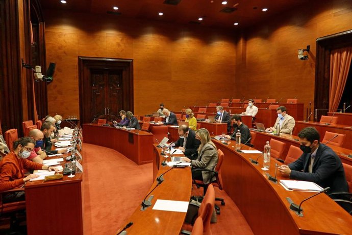 Comissió d'Interior del Parlament amb representants dels treballadors del 112