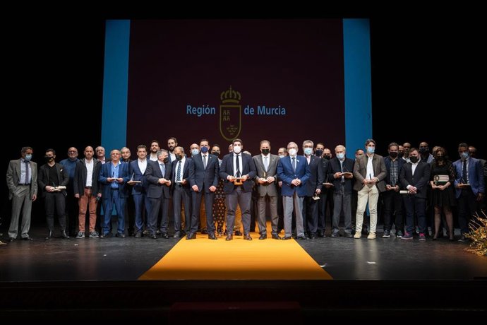 Clausura de los Premios Amusal 2022, organizados por la Asociación Empresarial de Sociedades Laborales y Empresas Participadas de la Región de Murcia