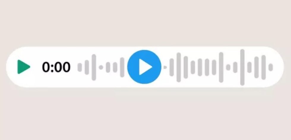 Ondas de un mensaje de voz en WhatsApp