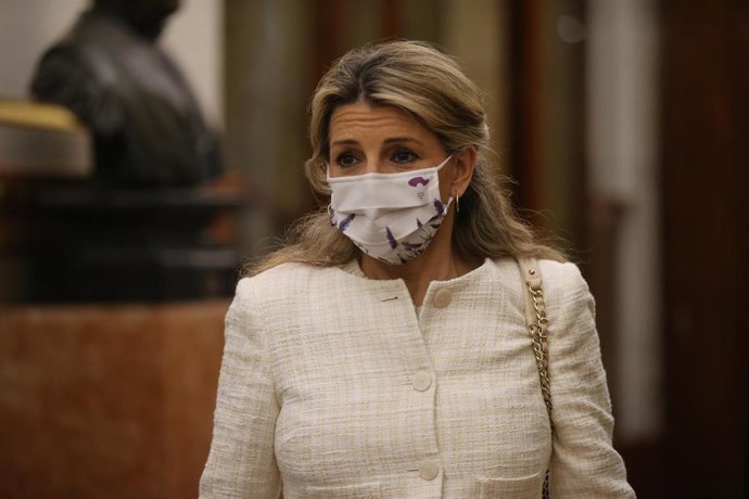 La vicepresidenta segunda y ministra de Trabajo y Economía Social, Yolanda Díaz, en una foto de archivo.