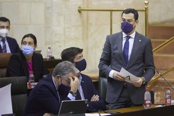 El presidente de la Junta, Juanma Moreno