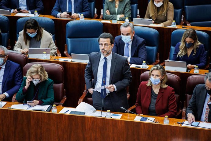 El consejero de Economía, Hacienda y Empleo de la Comunidad de Madrid, Javier Fernández-Lasquetty