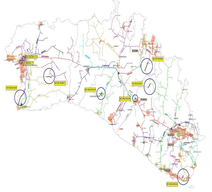 Archivo - Intervenciones de Endesa en Menorca en 2022