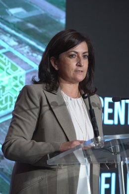 La presidenta de La Rioja, Concha Andreu,en un acto público