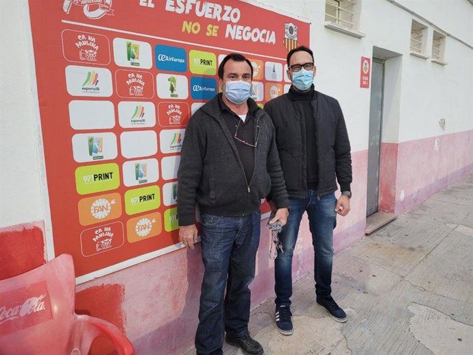 El regidor de Ciudadanos (Cs) en el Ayuntamiento de Palma, Alex Escriche, durante su visita al Collerense.