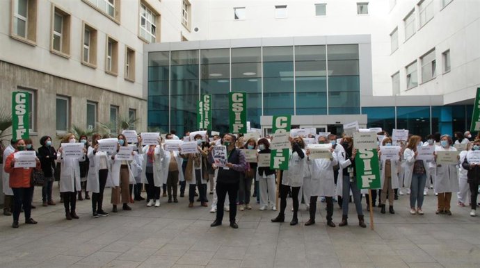 Concentración del CSIF contra la integración de la FHC en el SERIS que "quiere imponer el Gobierno"
