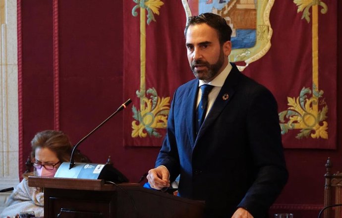 El portavoz municipal del PSOE, Daniel Pérez, en una imgen de archivo