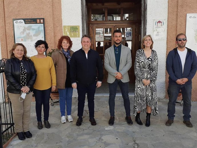 Visita del Patronato Provincial de Turismo al Ayuntamiento de Moclín