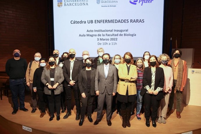 Presentació de la Ctedra de Malalties Rares de la UB i Pfizer