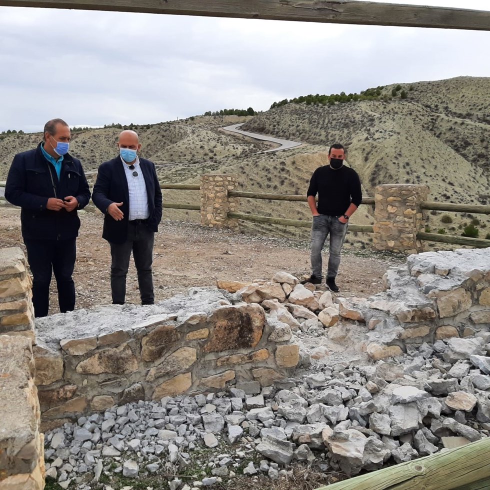 La Junta visita el mirador de Dehesas de Guadix
