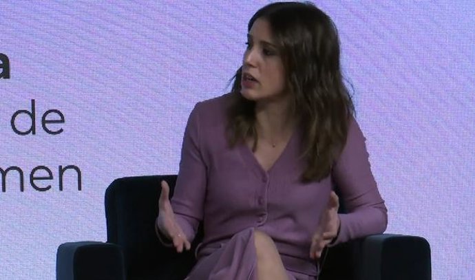 La ministra de Igualdad, Irene Montero, en el Forbes Power Summit Women 2022