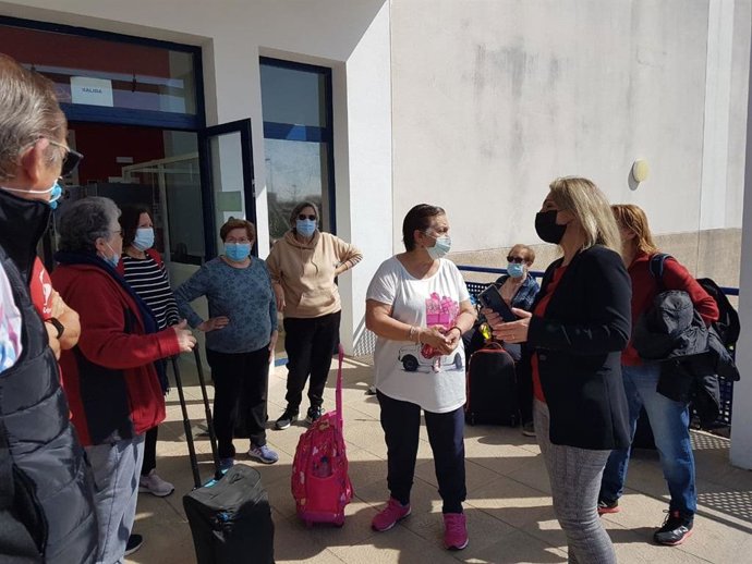 Eva Oliva en el centro deportivo San Jerónimo