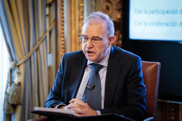 El director del Departamento de Seguridad Nacional, general Miguel Ángel Ballesteros, en la presentación del anuario sobre terrorismo yihadista de la OIET