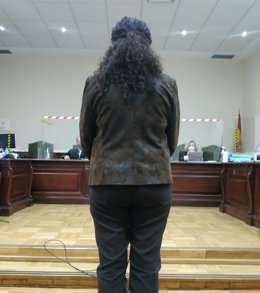La exalcaldesa, en el juicio celebrado en la Audiencia de Valladolid.