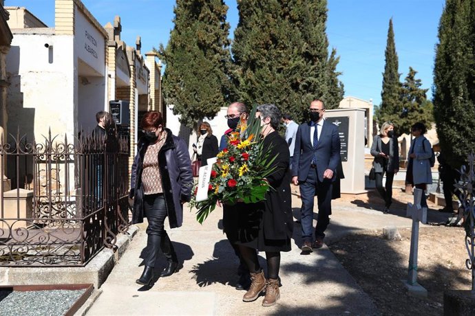 Javier Lambán ha participado en la conmemoración del Día de la Memoria Democrática.