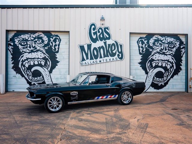 Archivo - 'Beardburys' Trae Por Primera Vez A España Un Mustang De 1967 Remodelado Por 'Gas Monkey Garage'