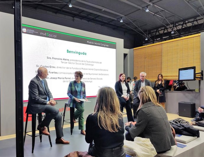 La Taula del Tercer Sector participa en el MWC con su proyecto de innovación digital m4social